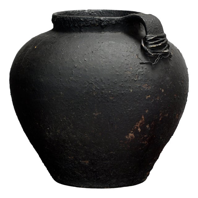 Antique Earthenware Pot from Moldova, 1850s For Sale