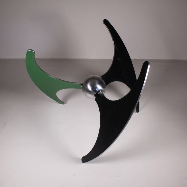 Black Elica Table by Luciano Campanini for Cama, 1970s For Sale - Image 8 of 10