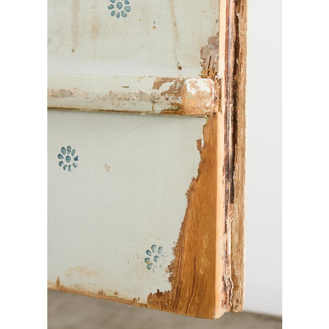 18th Century Swedish Gustavian Two Part Painted Secretary For Sale - Image 12 of 12