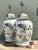 Off-white Vintage Monumental Glazed Ceramic Koi Lamps - A Pair For Sale - Image 8 of 12