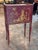Wood Red Chinoiserie Decorated Side Table For Sale - Image 7 of 8