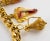 Missoni Italy Gilded Metal Chain Link Bracelet With Enamel Dangling Charms For Sale - Image 11 of 13
