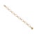 Gold 18k Yellow Gold 4.54ctw Pave Set Diamond Interlaced Oval Open Link Bracelet For Sale - Image 8 of 9