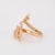 Cartier ​Caresse D’Orchidees Par Cartier Ring Diamond 50 Estate 18k Rose Gold Papers, Size 5.25 For Sale - Image 4 of 7