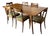 Table with Chairs, 1940s, Set of 7 For Sale