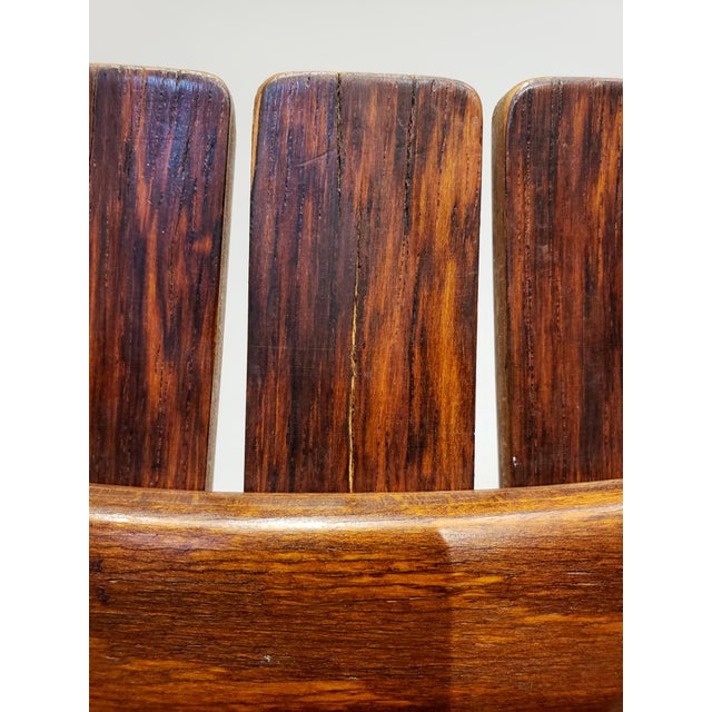 Rare Mid Century Danish Modern Slat Chairs by Hans Brattrud for Hove Møbler in Rosewood For Sale - Image 9 of 9