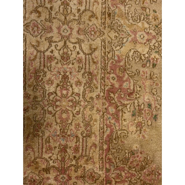 1960s 1960s Vintage Persian Kerman Hand-Knotted Rug - 5′11″ × 9′4″ For Sale - Image 5 of 15