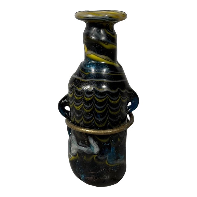 Amphorisque en Pate De Verre Grece Phenicie 2eme-1er Siecle Av. j.c. For Sale