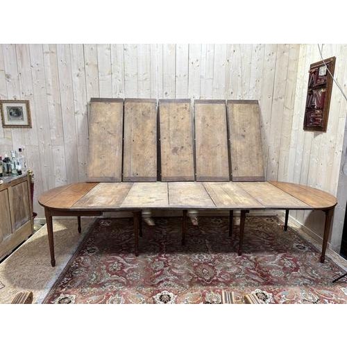 Oval Cherrywood 25-Seater Table For Sale - Image 5 of 5