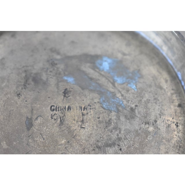 Brass Vintage Jeweled Chinese Bowl For Sale - Image 8 of 9