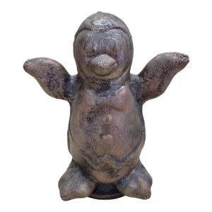 Vintage Bronze Foundry Mold — Munsingwear Penguin Industrial Sculpture