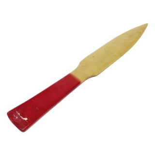 Vintage Bakelite Letters Knife, Poland, 1960s For Sale