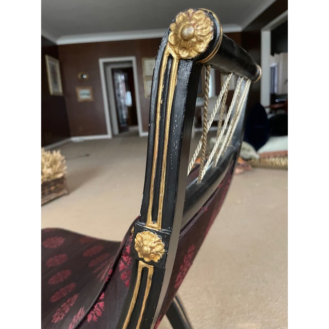French Empire Style Occasional Chair by Brunovan Inc. For Sale - Image 16 of 18