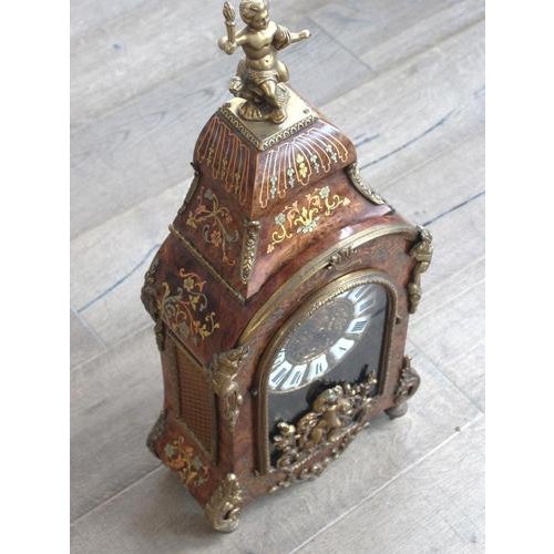 Italian Table Clock, 1950 For Sale - Image 12 of 18