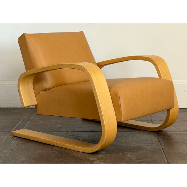 Vintage 1980's Alvar Aalto Artek 400 Tank Chair For Sale - Image 15 of 16