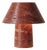 Modern Red Travertine Minimal Design Table Lamp For Sale
