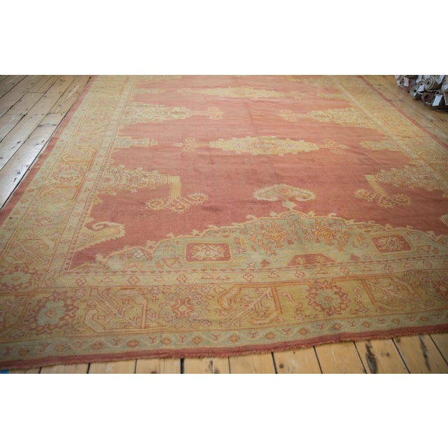 Vintage Distressed Oushak Carpet - 8'9" X 11'7" For Sale - Image 11 of 12