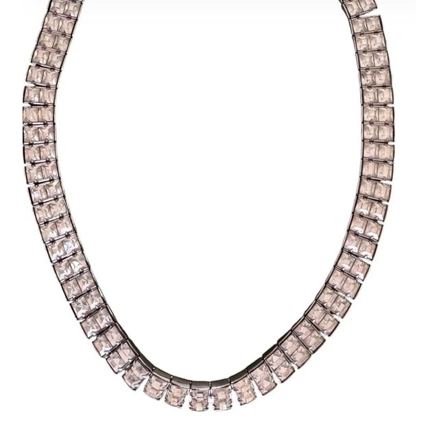 1930s Art Deco Tennis Necklace For Sale In Los Angeles - Image 6 of 6