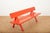 Ash Wood Bench in Stained and Lacquered Red for the Frankfurt Book Fair by Moritz Schmid for Röthlisberger, 2014 For Sale - Image 4 of 12