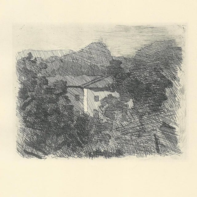 Giorgio Morandi (1890-1964) "Paesaggio di Roffeno" (Landscape in Roffeno) Lithograph on paper Year (conceived): 1936 Year...