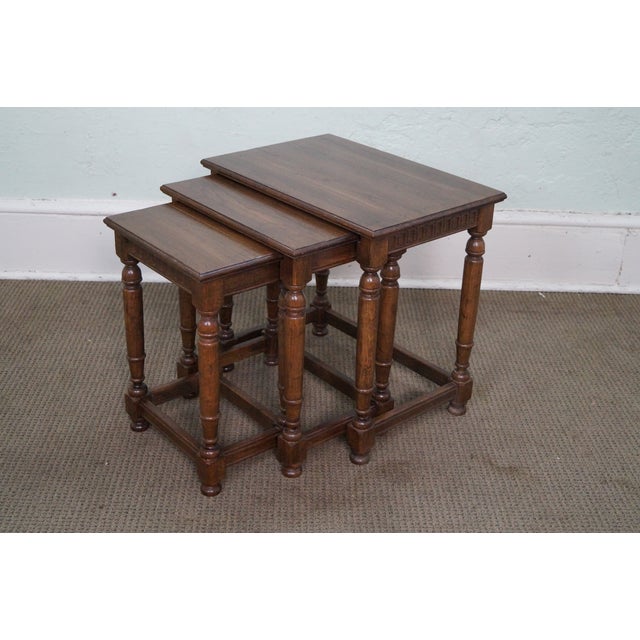 Ethan Allen Royal Charter Nesting Tables Set of 3 Chairish