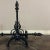 Late 19th Century Pair 19th Century Country French Wrought Iron Andirons For Sale - Image 5 of 12