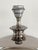 Silver Mid-Century Italian Ceramic Table Lamp in Silver Metallic by Ugo Zaccagnini, 1970s For Sale - Image 8 of 15