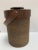 1970s Vintage Brown Mod Vinyl Insulated Ice Bucket For Sale - Image 5 of 11