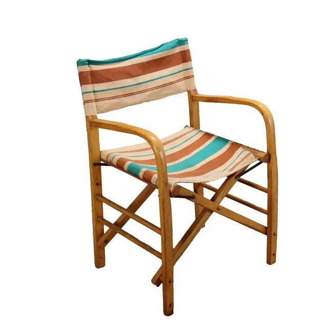 Beech Folding Chair, 1950s-1960s For Sale - Image 11 of 11