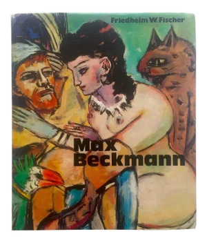 Max Beckmann Vintage 1973 1st Edition Lithograph Print Collector's German Expressionist Hardcover Modern Art Book