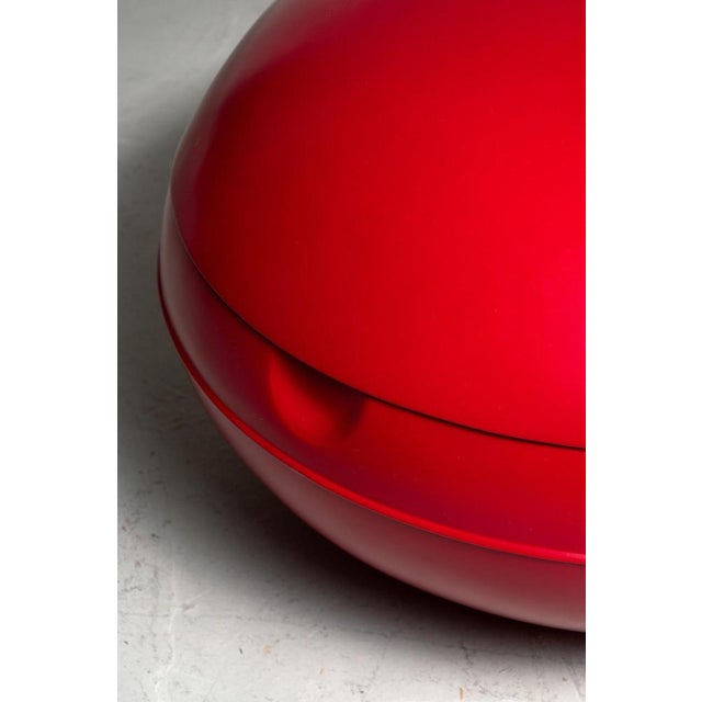 Red Red Garden Egg by Peter Ghyczy, 1970s For Sale - Image 8 of 9