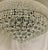 Large 1980s Crystal Balls and Beaded Crystal Chandelier Flush Mount For Sale In West Palm - Image 6 of 10