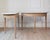 Gustavian (Swedish) Pair of Swedish Gustavian Demi-Lune Console Tables in Oak, circa 1840–1860 For Sale - Image 3 of 11