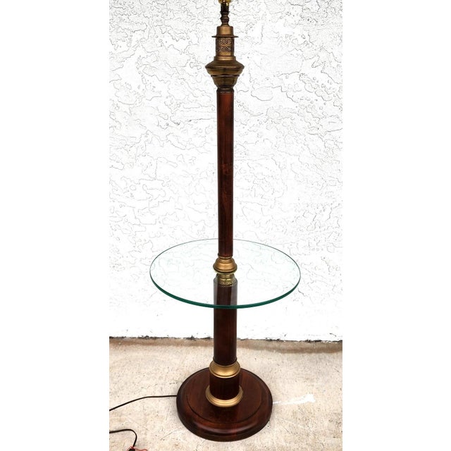 Vintage Floor Lamp With Table For Sale - Image 13 of 14