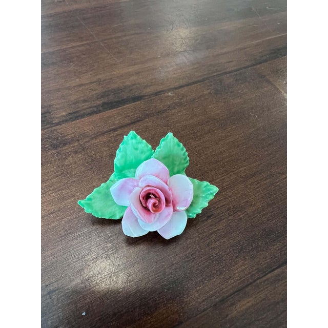 1960s–70s Royal Adderley Bone China Floral Place Card Holders – Set of 8 For Sale - Image 9 of 14