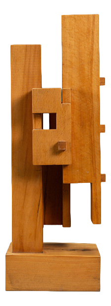 Jan Hoog, Constructivist Sculpture, 20th Century, Wood