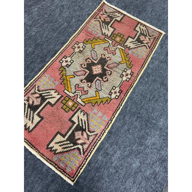 Early 21st Century Turkish Yastik Rug 1'5" x 3'1" For Sale - Image 5 of 5