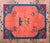 1920s Antique Rose Floral Rectangle Chinese Art Deco Carpet by Nichols Workshop For Sale In New York - Image 6 of 6