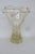 Mid Century Modern Organic Yellow Art Glass Ruffled Rim Handkerchief Vase 4768b For Sale - Image 4 of 15