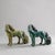 Horses in Glazed Ceramic from Guerrino Tramonti, Faenza, Italy, 1957, Set of 2 For Sale - Image 14 of 14