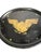 American Antique Americana Black & Gold Tole Tray With Federal Eagle Motif, Early 20th Century For Sale - Image 3 of 11