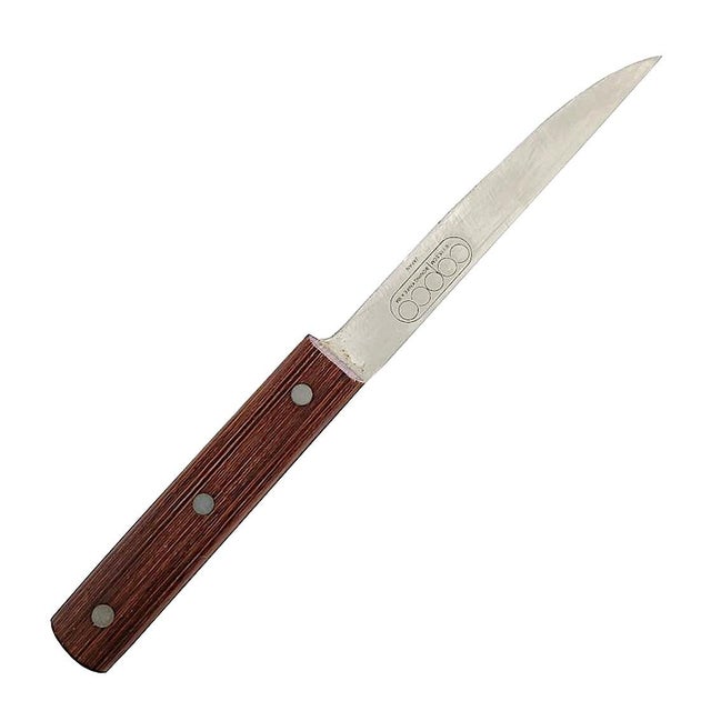 Michael Lax Vintage Copco High Carbon Boning Knife With Teak Wood Handle For Sale - Image 4 of 8