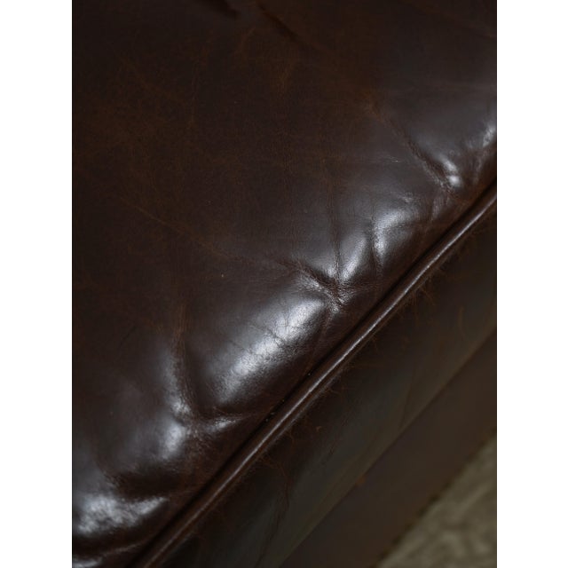 Theodore Alexander Leather & Mahogany Club Chair For Sale - Image 12 of 18