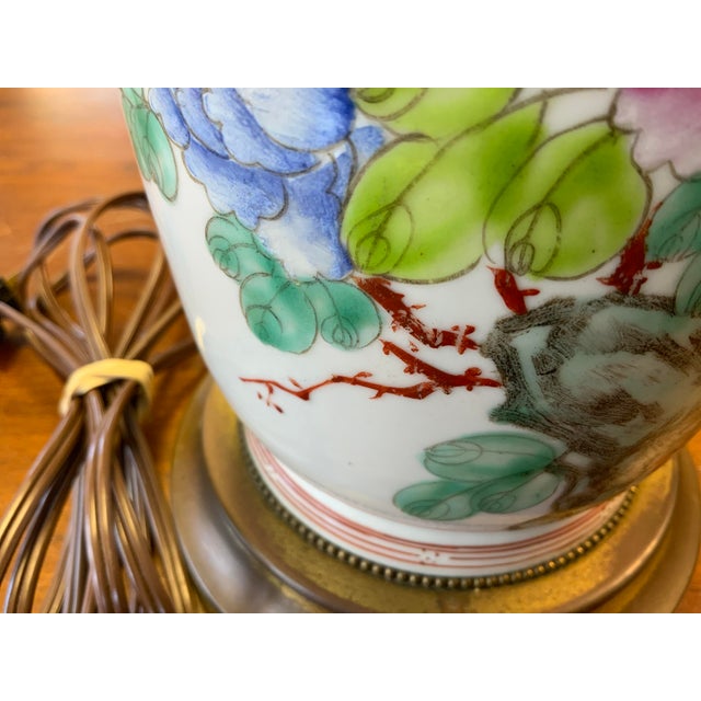 20th Century Chinese Chinoiserie Lamp For Sale - Image 9 of 11