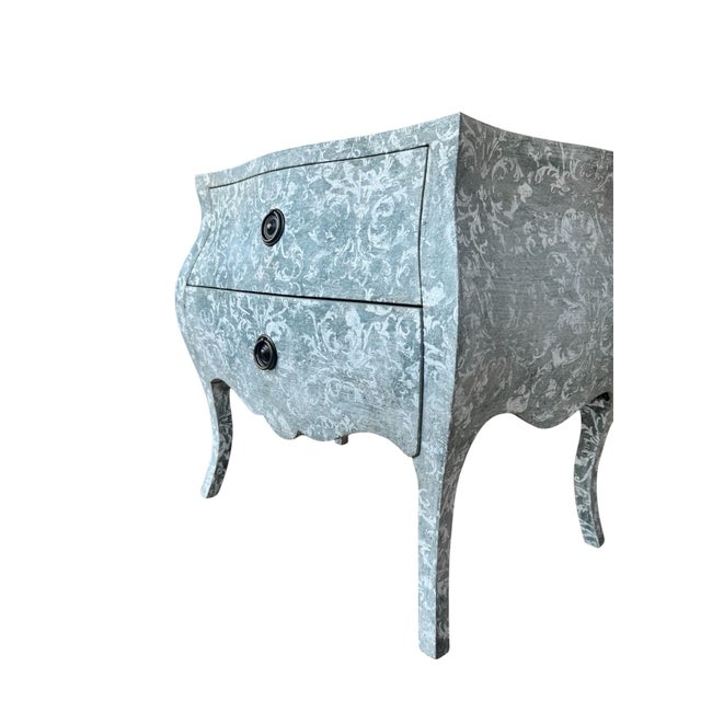 Shabby Chic Vintage French Style Nightstands, a Pair For Sale - Image 3 of 9