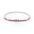 Not Yet Made - Made To Order Modern 14k White Gold Ruby Diamond Bracelet for Mom For Sale - Image 5 of 10