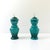 Covered Jars in Turquoise and Aventurine Glass, 1950s, Set of 2 For Sale - Image 14 of 14