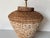 1970s 1970’s Vintage Coastal Organic Woven Wicker Table Lamp For Sale - Image 5 of 12