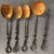 1980s 1980s Copper Kitchen Utensil Set With Twisted Iron Handles For Sale - Image 5 of 12