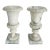 Early 20th Century Large Neo-Classical Medici Style Alabaster Urn Table Lamps, Pair For Sale